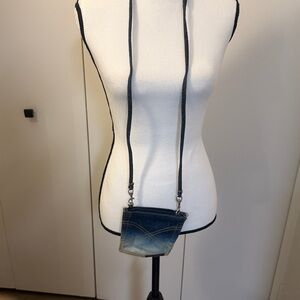 Wallflower Blue Gradient Pocket Denim Bag